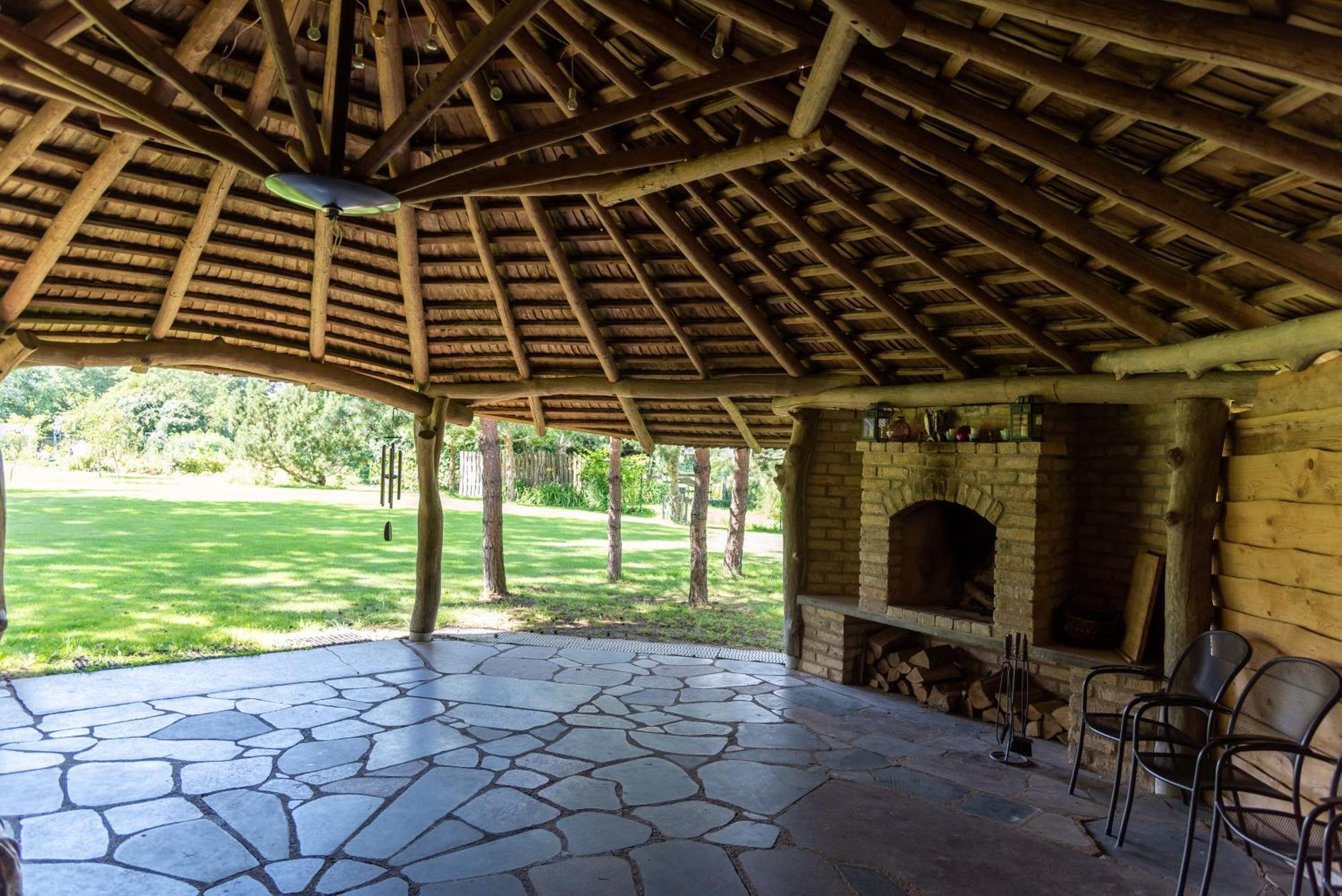 Villa Namelis Prie Sirvintos Upes Su Pirtimi Exterior foto